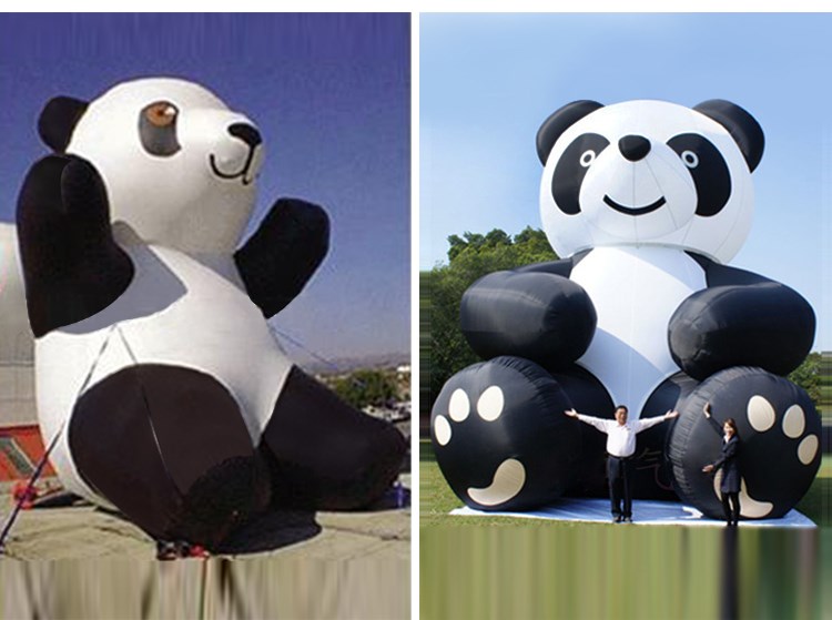 渝中充气熊猫展示